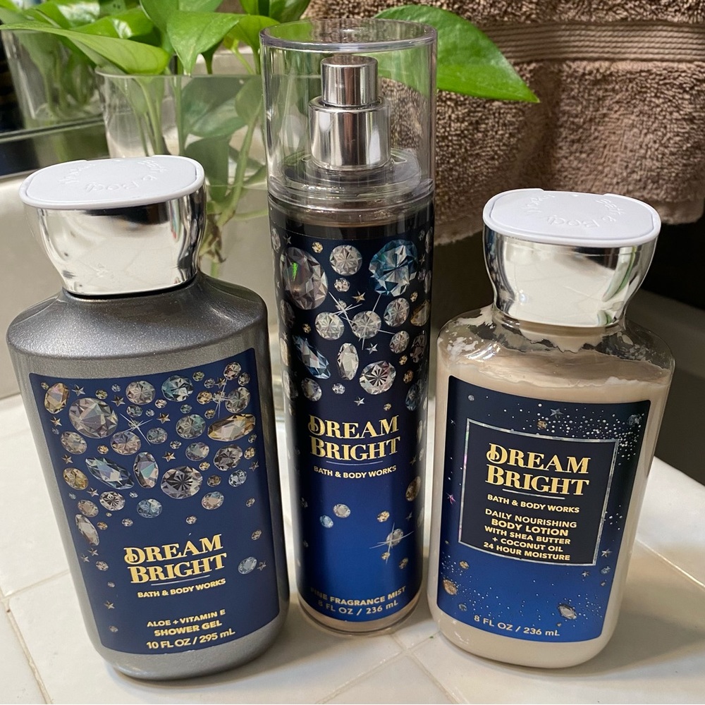Dream Bright Bath & Body Works Set of three